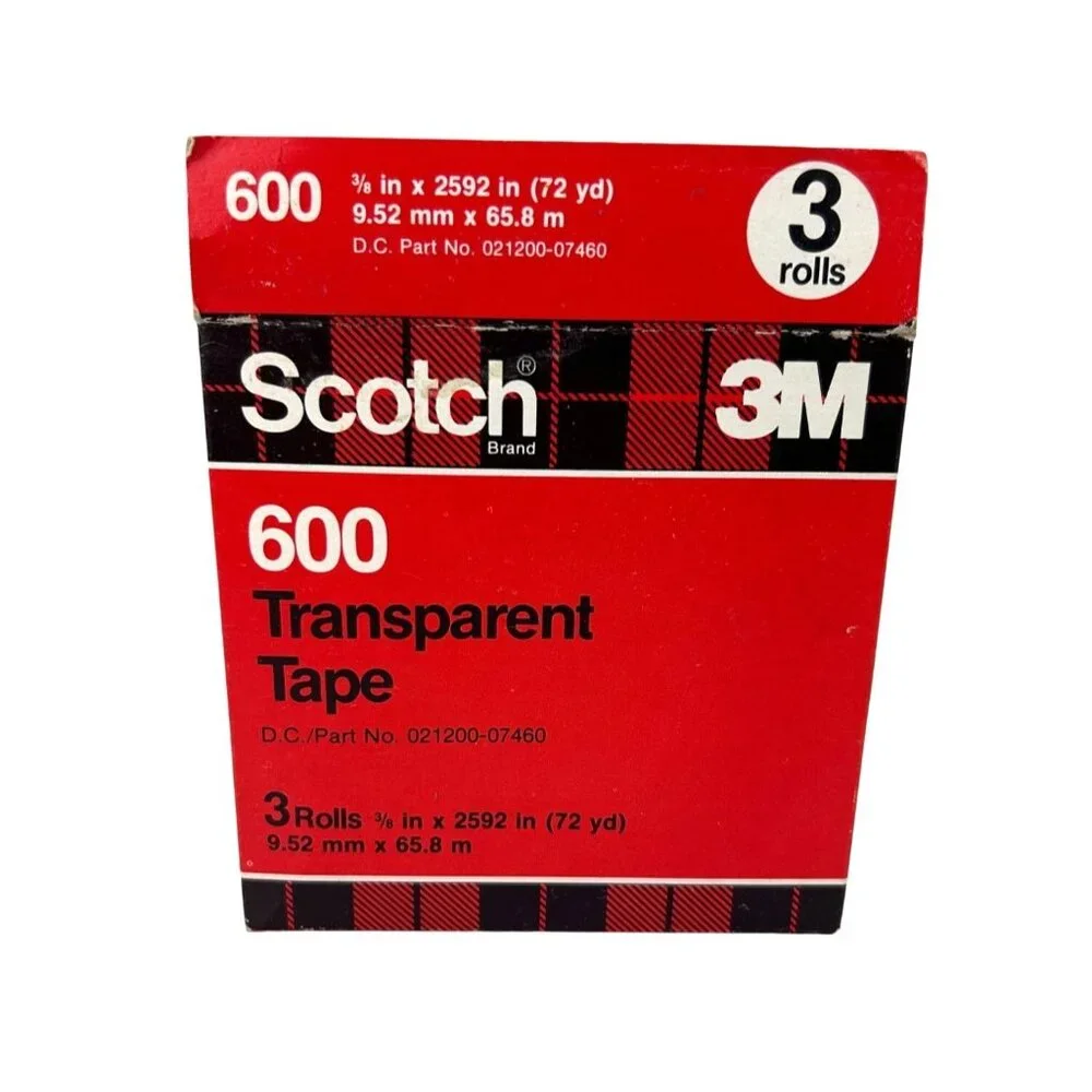 Scotch 3M Transparent Tape VTG 3/8